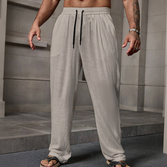 Men's Lounge Wear Loose Casual Pants With Pocket