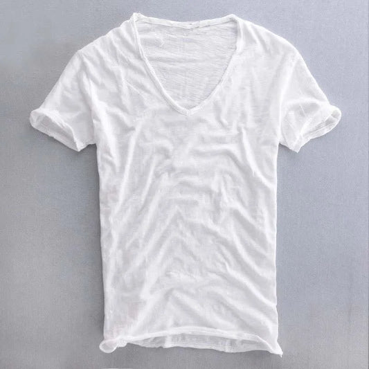 Men’s Essential Cotton Tee – Breathable Casual Short Sleeve Shirt
