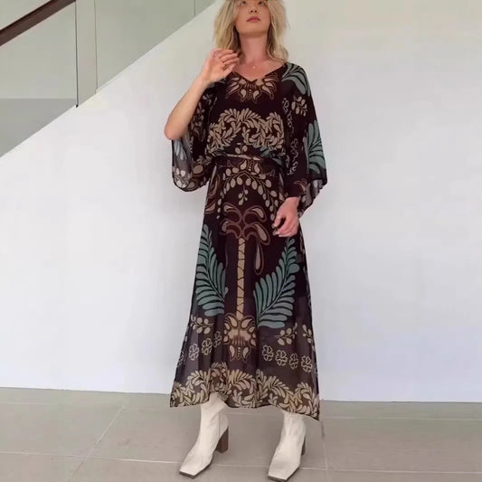 Everyday Bohemian Chiffon Dress