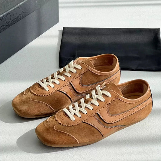 Women's Sneakers  Genuine Leather Casual Shoes