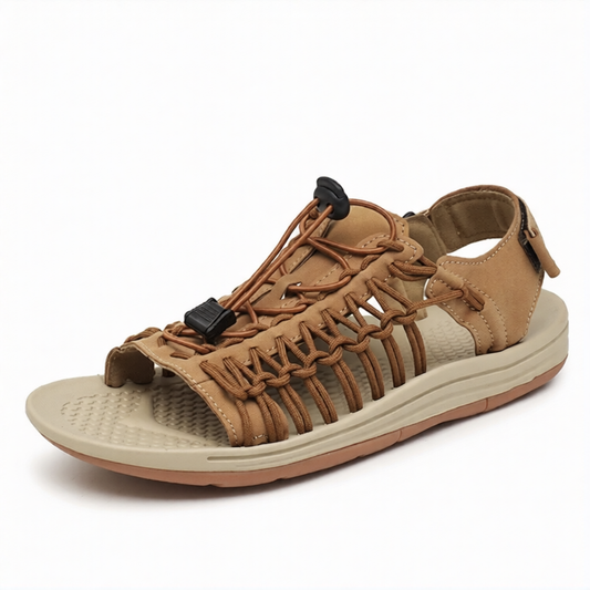New Hand-Woven Summer Men's Sandals Outdoor Beach Sandals