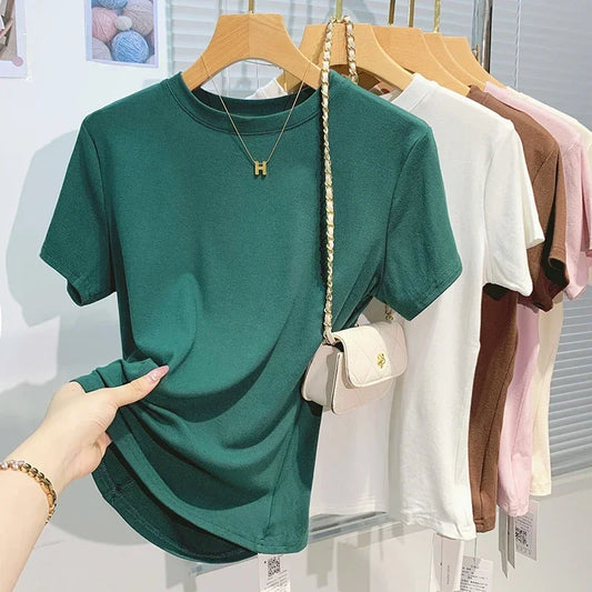 Women's 100% Cotton T-shirt  - Effortless Comfort Top